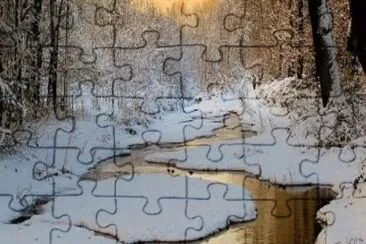 Paisaje de invierno jigsaw puzzle