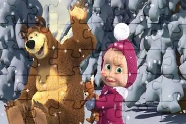 Masha y el Oso jigsaw puzzle