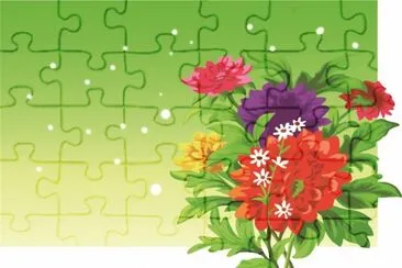 èŠ±æ¼¾åº•åœ– jigsaw puzzle