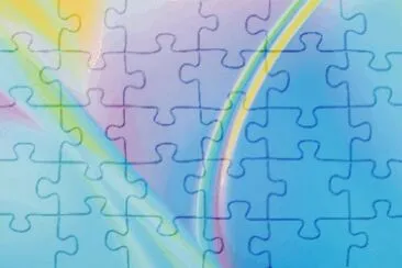 Abstract jigsaw puzzle