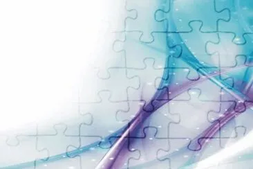 Abstract jigsaw puzzle