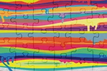 Abstract jigsaw puzzle