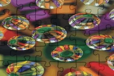 Abstract jigsaw puzzle