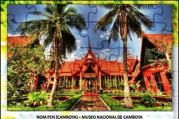 NOM PEN (CAMBOYA) â€“ MUSEO NACIONAL DE CAMBOYA jigsaw puzzle