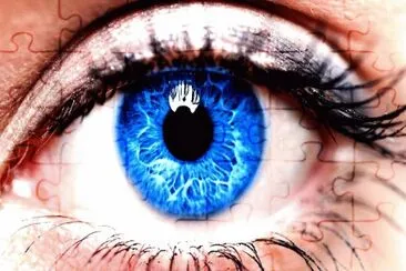 ojo azul
