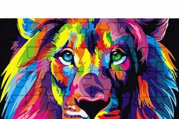 Lion color block