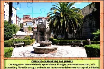 OURENSE â€“ JARDINES DE  LAS BURGAS jigsaw puzzle