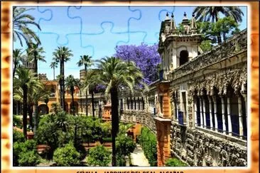 SEVILLA â€“ JARDINES DEL REAL  ALCAZAR jigsaw puzzle