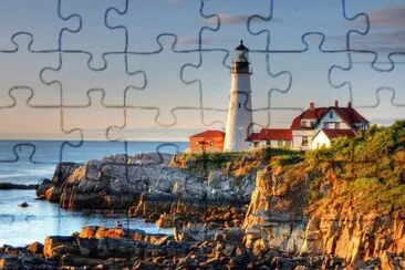 פאזל של portland lighthouse