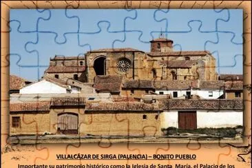 VILLALCÃZAR DE SIRGA (PALENCIA) â€“ BONITO PUEBLO jigsaw puzzle
