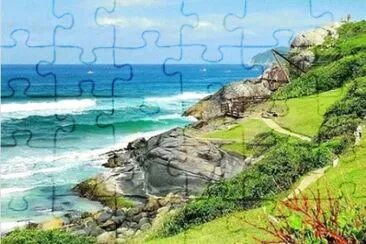 CostÃ£o do Santinho - FlorianÃ³polis - SC. jigsaw puzzle