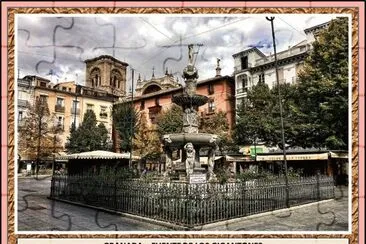 GRANADA â€“ FUENTE DE LOS GIGANTONES jigsaw puzzle