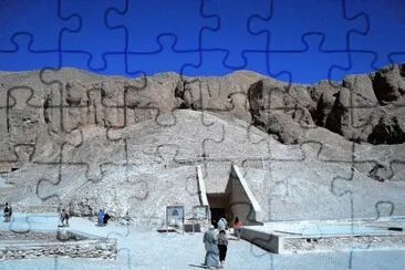 Tumba de faraÃ³n en el Valle de los Reyes, Egipto. jigsaw puzzle