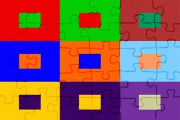 draw jigsaw puzzle