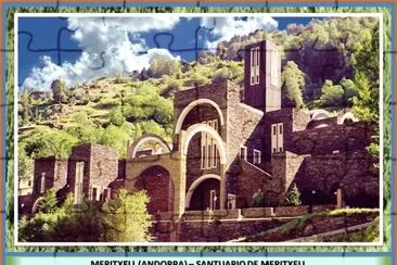 MERITXELL (ANDORRA) â€“ SANTUARIO DE MERITXELL jigsaw puzzle