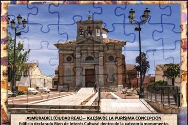 ALMURADIEL (CIUDAD REAL) â€“ IGLESIA DE LA PURÃSIMA CONCEPCIÃ“N jigsaw puzzle