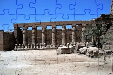 פאזל של Tebas, Egipto.