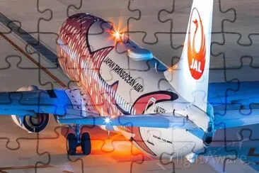 Japan Airlines Boeing B737 800 Japon jigsaw puzzle
