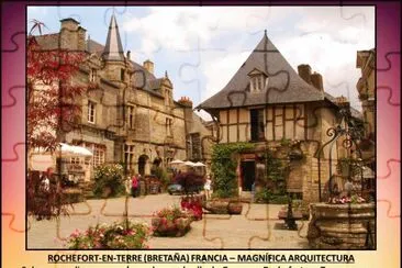 ROCHEFORT-EN-TERRE (BRETAÃ‘A) FRANCIA â€“ MAGNÃFICA ARQUITECTURA