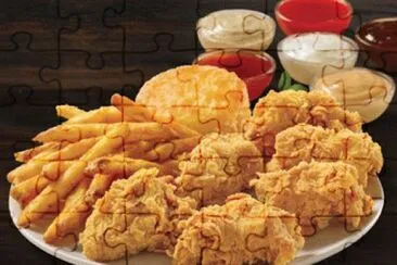 fried chicken jigsaw puzzle