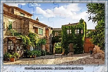 PERATALLADA (GERONA) â€“ SU CONJUNTO ARTÃSTICO