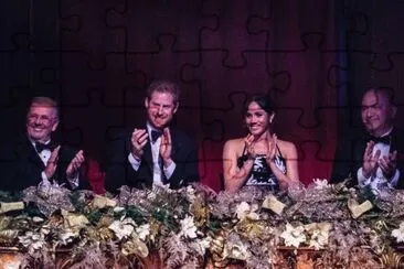 פאזל של Meghan y Harry