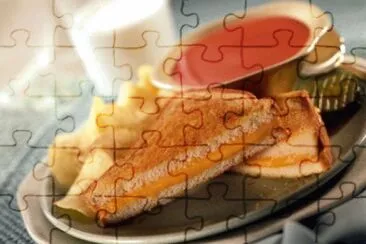 פאזל של grilled cheese