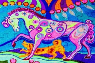 draw jigsaw puzzle