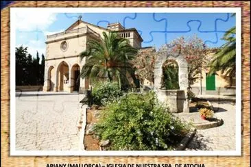 ARIANY (MALLORCA) â€“ IGLESIA DE NUESTRA SRA. DE ATOCHA jigsaw puzzle