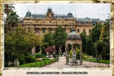 DONOSTIA, SAN SEBASTIAN â€“ PALACIO DIPUTACIÃ“N jigsaw puzzle