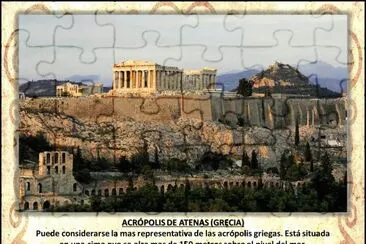 ACRÃ“POLIS DE ATENAS (GRECIA) jigsaw puzzle