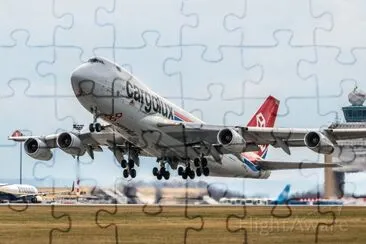 Cargolux Boeing 747 400 Luxemburgo jigsaw puzzle