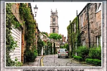 EDIMBURGO (REINO UNIDO) â€“ PASEO POR CIRCUS LANE