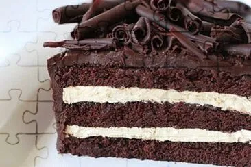 chocolate cake jigsaw puzzle