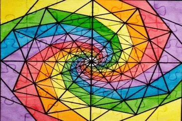 draw jigsaw puzzle