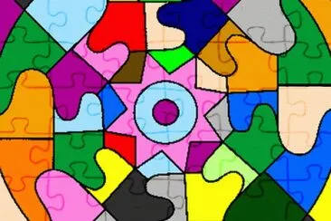 draw jigsaw puzzle