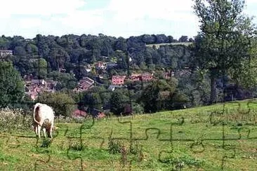 Above Little Eaton jigsaw puzzle