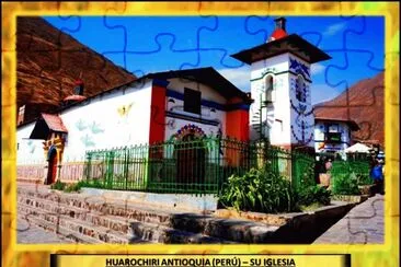 HUAROCHIRI ANTIOQUIA (PERÃš) â€“ SU IGLESIA jigsaw puzzle