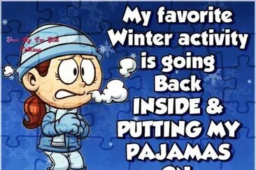 Funny Winter Quote- Ha Ha Ha