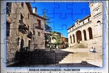 RODA DE ISÃBENA (HUESCA) â€“ PLAZA MAYOR jigsaw puzzle