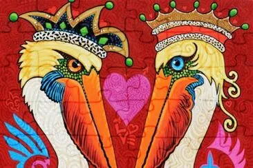 Colorful jigsaw puzzle