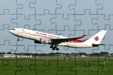 Air AlgÃ©rie Airbus A330 200 Argelia jigsaw puzzle