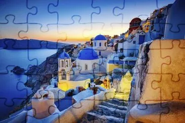 Santorini jigsaw puzzle