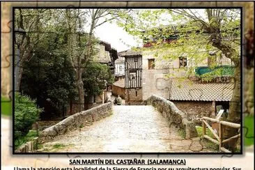 SAN MARTÃN DEL CASTAÃ‘AR  (SALAMANCA) jigsaw puzzle