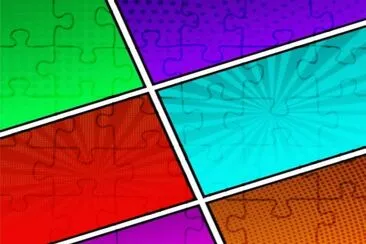 è‰²å½©çŸ¢é‡åœ– jigsaw puzzle