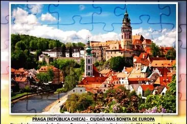 PRAGA (REPÃšBLICA CHECA) -  CIUDAD MAS BONITA DE EUROPA jigsaw puzzle