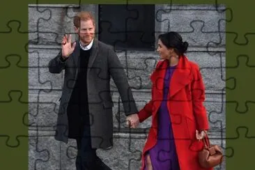 פאזל של Meghan y Harry