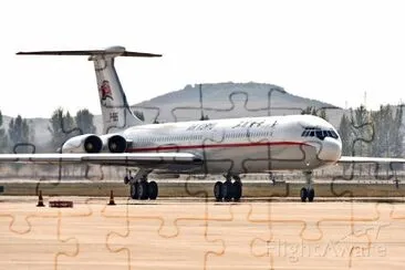 Air Koryo Ilyushin Il 62 Korea del Norte jigsaw puzzle