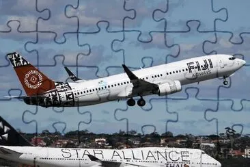 Fiji Airways Boeing 737 800 Islas Fiji jigsaw puzzle