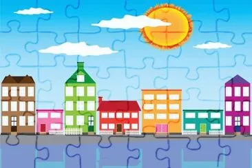 פאזל של åŸŽå¸‚å»ºç¯‰